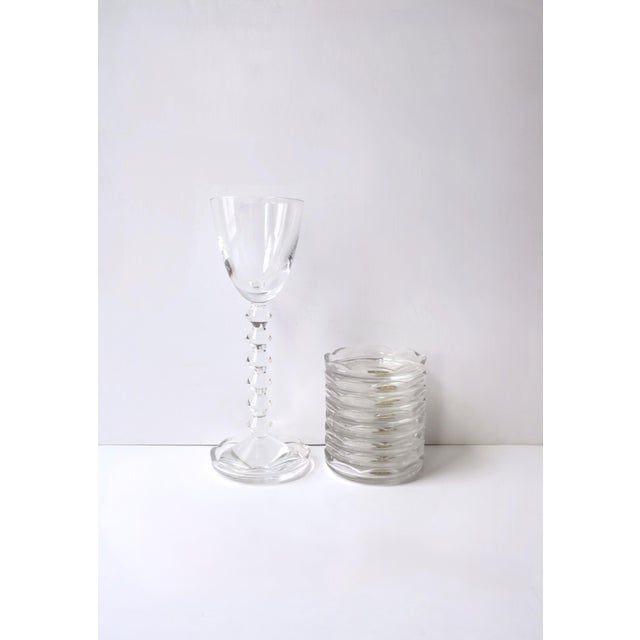 Early 20th Century Belgian Val Saint Lambert Crystal Zodiac Cocktail Drinks Coasters - Set of 9 For Sale - Image 5 of 12