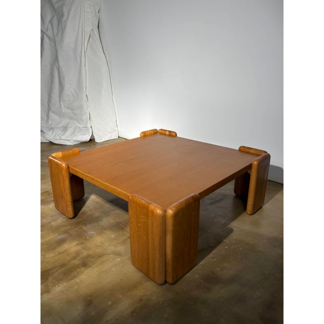 Oak Coffee Table by Mario Marenco for Mobilgirgi, Italy, 1970s For Sale - Image 10 of 18