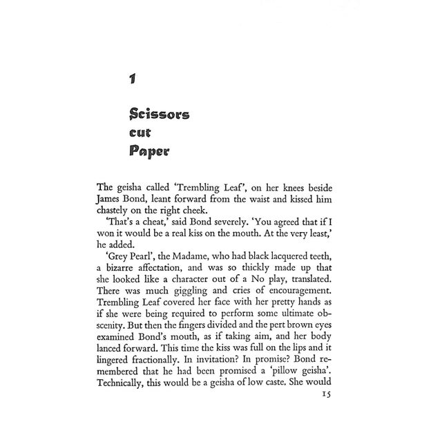 Paper "You Only Live Twice" 1964 Fleming, Ian For Sale - Image 7 of 7