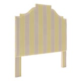 Nina Headboard in Christopher Farr Cloth Hudson Stripe, Lemon - Queen For Sale