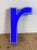 Vintage Blue Plastic Illuminated Letter R, 1970s For Sale - Image 10 of 14