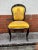 Antique Louis XV Style Assorted Upholstered Side Chair. 19th Century. Well made, hand carved and sturdy. Approximate...