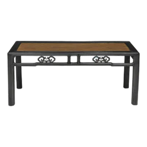 Mid 19th Century Chinese Ebonized Bench
