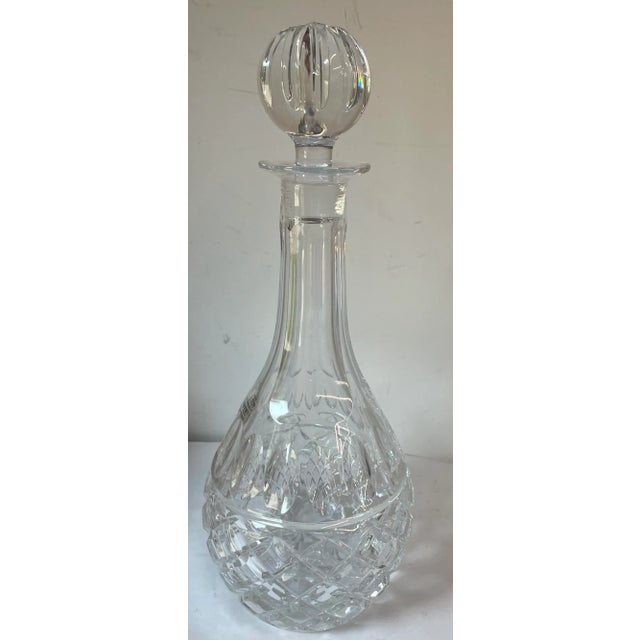 Towle Silversmiths Vintage Towle 24% Lead Crystal Decanter For Sale - Image 4 of 9