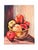Paint Apple Still Life Painting on Board – Warm Autumn Harvest Fall Original Signed. For Sale - Image 7 of 7