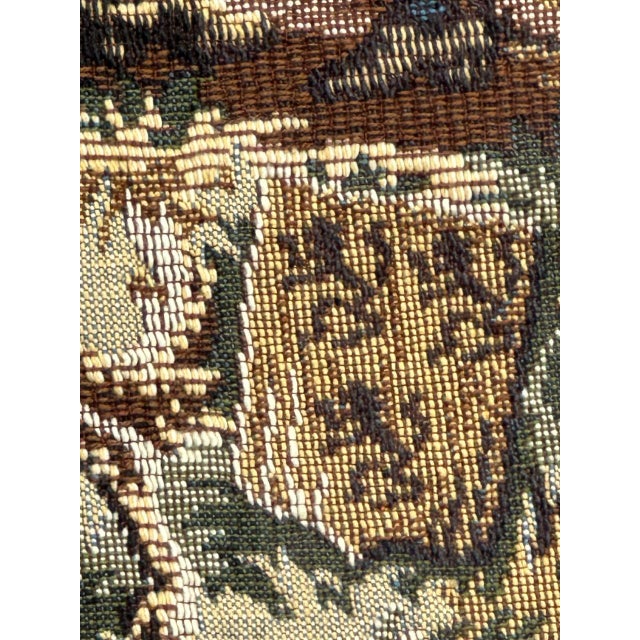 French Jacquard Tapestry with the Flemish Festival Motif in the style of Aubusson, 1970s For Sale - Image 15 of 18