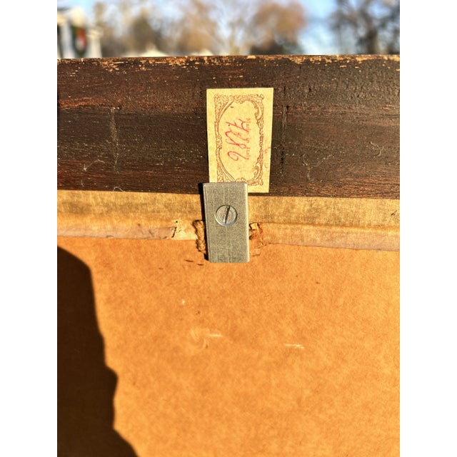 Mid 20th Century Large Red Chinoiserie Wall Mirror Attributed to LaBarge For Sale - Image 10 of 10