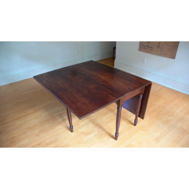 Beautiful Cherry table with lovely patina. Very good condition. Some very little wear reflects age. Versatile piece that...