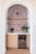 Tassel Trellis Grasscloth Wallpaper by House Party | Patina Pink | 8 Yards For Sale In Charlotte - Image 6 of 9