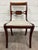 This is a gorgeous vintage Drexel Duncan Phyfe Regency-style dining side chair featuring a distinctive bow-tie shaped...