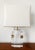 Metal Hollywood Regency Acrylic Glass Lamps, 1970s, Set of 2 For Sale - Image 7 of 15