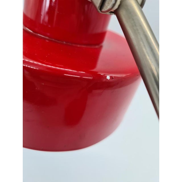 Modernist Red Desk Lamp from Elma, 1970s For Sale - Image 11 of 14