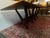 Wood Joseph Jeup Sculpted Trestle Dining Table + X Back Dining Side Chairs, Set For Sale - Image 7 of 11