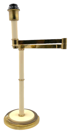 Hollywood Regency Brass Table Lamp by Tommaso Barbi, 1970