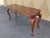 Vintage Mahogany Chippendale Console Sofa Table For Sale - Image 10 of 11