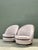 Exude timeless sophistication with this exquisite pair of "Clamshell" swivel chairs, designed by the legendary Milo...