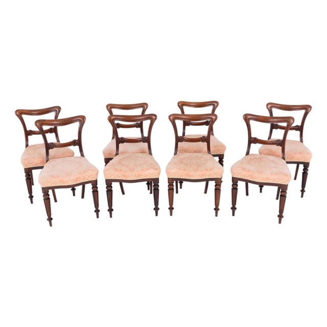 19th Century William IV Dining Chairs, Set of 8 For Sale