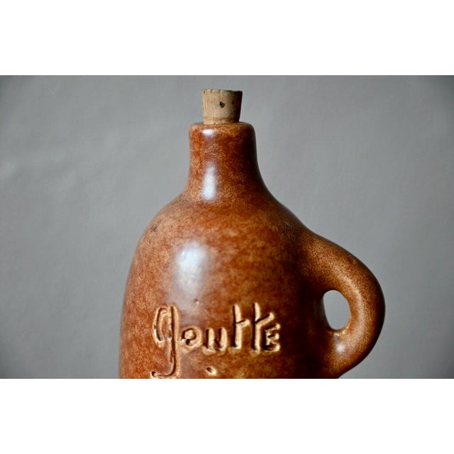 Brutalist Goutte à Papa Ceramic Jug by Max Idlas, 1970s For Sale - Image 4 of 9