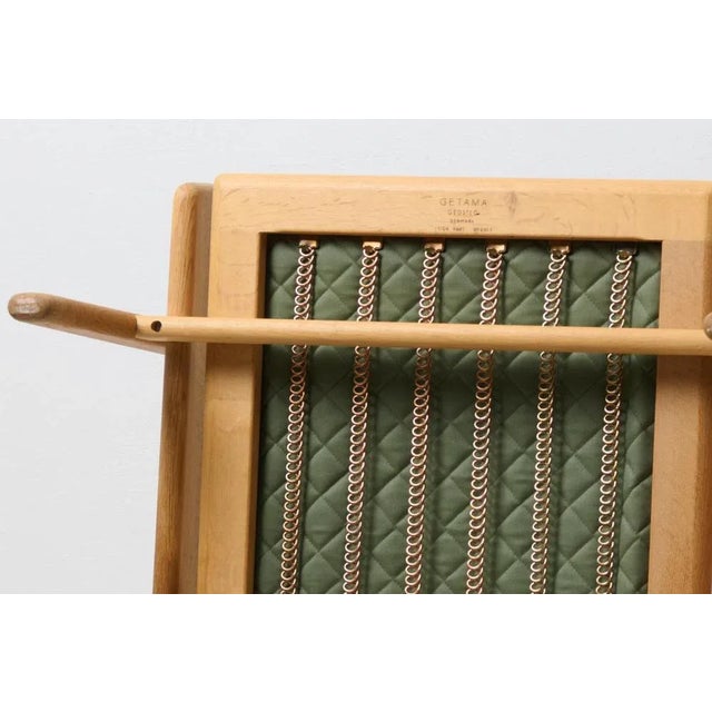 Set of Modern Scandinavian Model Ge-290 Armchairs attributed to Hans J. Wegner for Getama, 1890s For Sale - Image 10 of 11