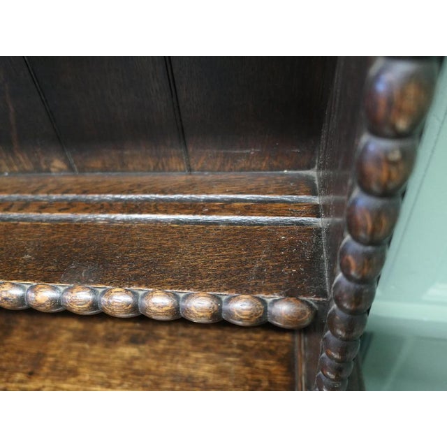 Wood Country Oak Dresser with Geometric Mouldings, 1860 For Sale - Image 7 of 9