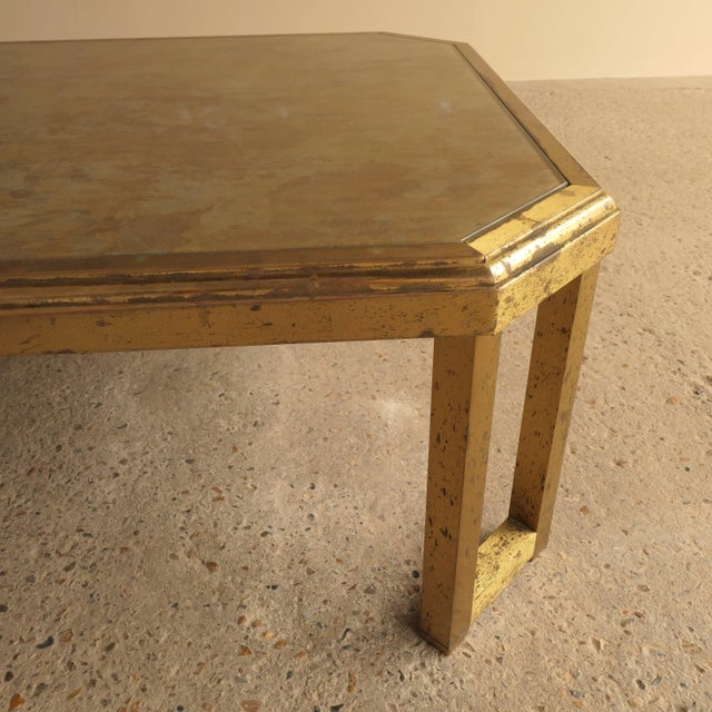 Mottled Mirrored Coffee Table, 1970s For Sale - Image 16 of 18
