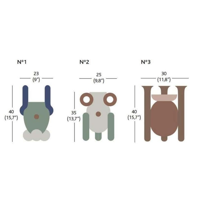 Set of 3 Contemporary Decor Glazed Ceramic Explorer Vase Collection For Sale - Image 10 of 11