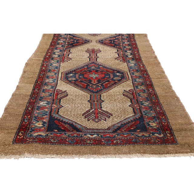 Late 19th Century Persian Malayer Rug, 03'03 X 14'00 For Sale - Image 4 of 10