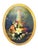 Vintage Oval Floral Still Life Oil Painting For Sale - Image 4 of 11