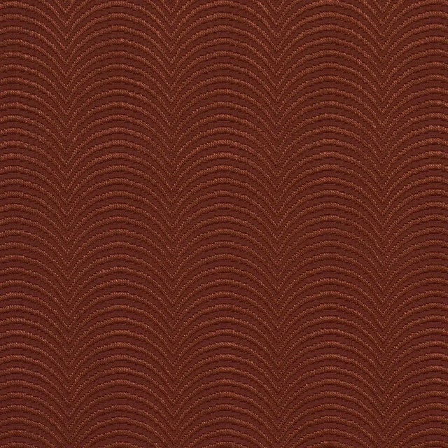 SAMPLE - Schumacher x Neisha Crosland Hurdles Performance Fabric In Terracotta For Sale