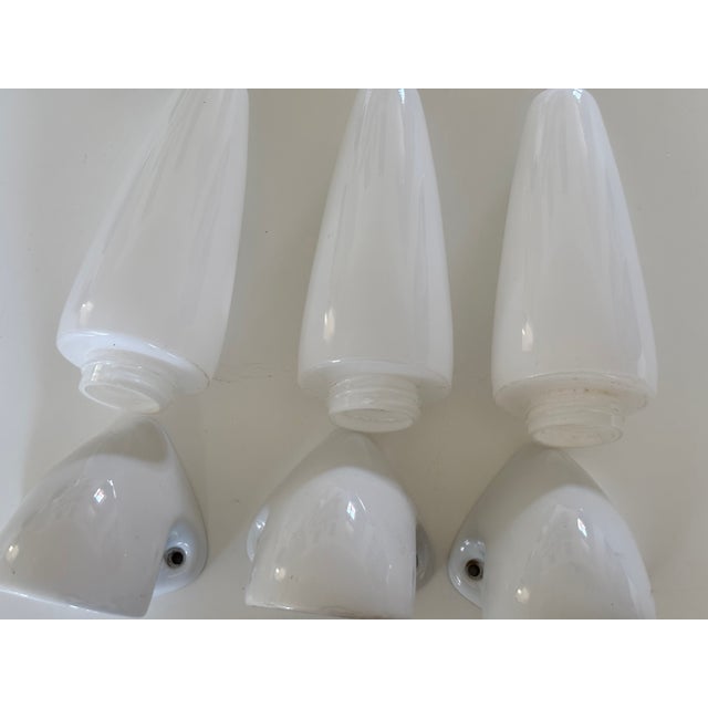 Swedish Ceramic 6035 Wall Lights by Stig Carlsson for Ifö, 1950s, Set of 3 For Sale - Image 11 of 14