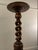 1920s Early 1900s Hand Carved 35" Open Barley Twist Pedestal Display or Plant Stand For Sale - Image 5 of 12