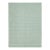 9 X 12 Modern Indian Texture Handmade Wool Rug in a Solid Light Green For Sale