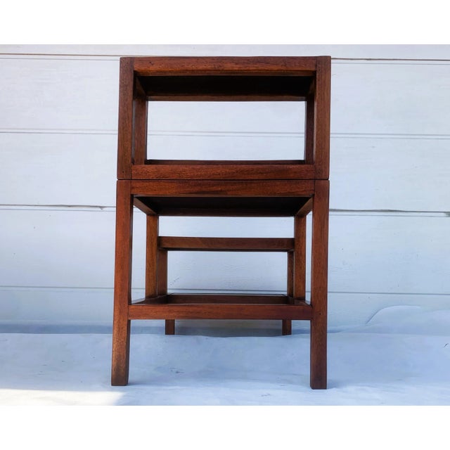 Wood English Victorian Metamorphic Library Stairs, Mid-19th Early 20th Century For Sale - Image 7 of 18