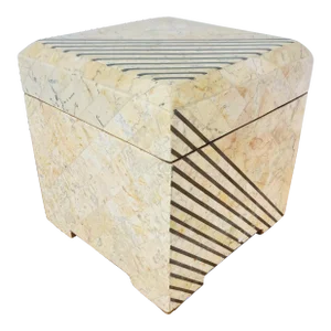 Vintage Maitland Smith Tessellated Stone Box