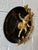 Wood Italian Rococo Revival Gilt-Metal Cherub Wall Plaques, Circa 1950s For Sale - Image 7 of 8