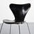 Black Chairs by Arne Jacobsen for Fritz Hansen, Denmark, 1970s, Set of 6 For Sale - Image 8 of 12