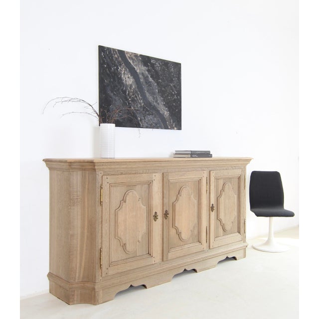 1940s Vintage Oak and Poplar Sideboard, 1930s For Sale - Image 5 of 18