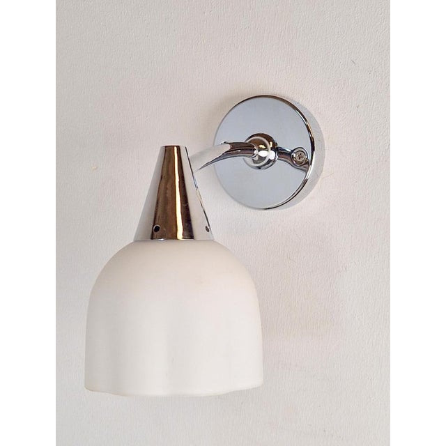 Silver Vintage Circe Wall Lamp in Glass and Metal from Antonangeli Illuminazioni, 1980s For Sale - Image 8 of 14