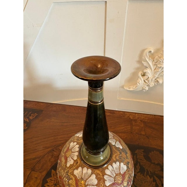 Slater Stoneware Vases from Royal Doulton, 1880s, Set of 2 For Sale - Image 9 of 12