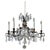 Pair of Authentic Maison Bagues Rock Crystal and Patinated Iron Early 20th Century Chandeliers. Old wonderful hand cut...