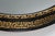 French Neoclassical Oval Black and Gilt Mirror, 1950s For Sale - Image 9 of 11