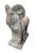 Elevate an entryway, garden path, or courtyard with this striking vintage cast stone ram sculpture. Crafted in a stylized...