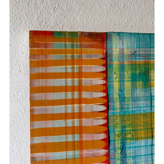 Contemporary Paul Aho, Large Modernist Painting Contemporary Abstract Art Paul Aho, Palm Beach, Florida, 2004 For Sale - Image 3 of 16