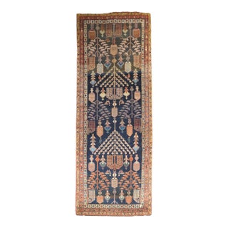 Early 20th Century Zabihi Collection Tribal Persian Weeping Willow Tree Gallery Rug - 5' x 13'2" For Sale