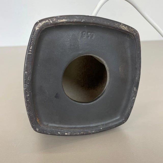 Danish Burgundia Table Light in Ceramic by Sorensen & Jensen for Soholm, 1950s For Sale - Image 16 of 18