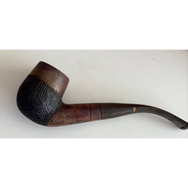 Lot of 5 Antique Smoking Tobacco Pipes Imported Briar , Medico, Weber, Wood Carved For Sale - Image 10 of 12