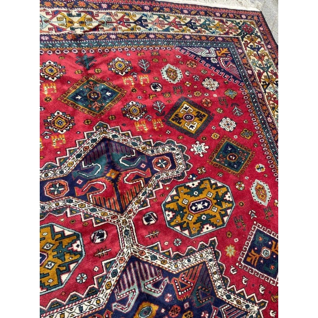 Large Vintage Caucasian Azerbaïdjan Rug For Sale - Image 17 of 18