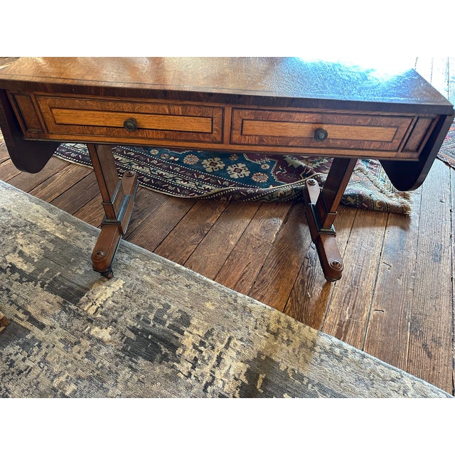 Vintage Drop Leaf Desk or Side Table For Sale - Image 14 of 14