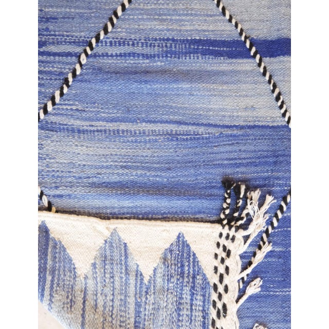 Contemporary Moroccan Flatweave Rug - 10.9 X 6.3 Ft For Sale In Cleveland - Image 6 of 8