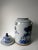Blue Chinese Blue and White Porcelain Vase With Ever Green and Plum Flowers For Sale - Image 8 of 10